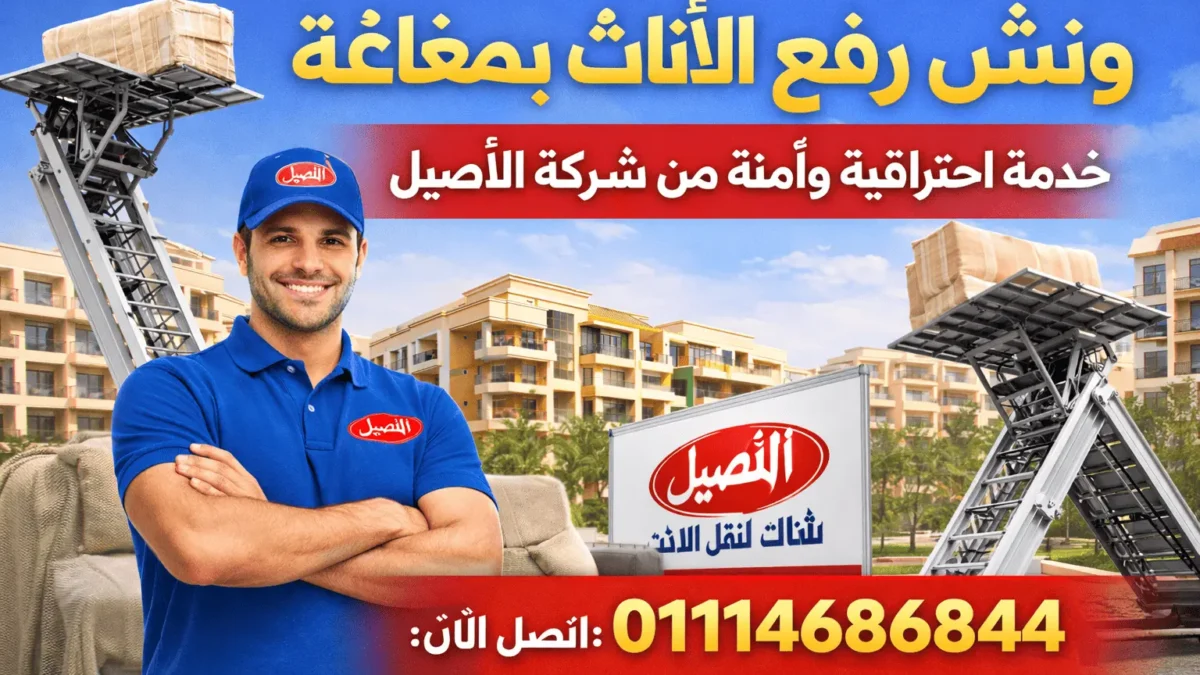 ونش رفع أثاث بمغاغة